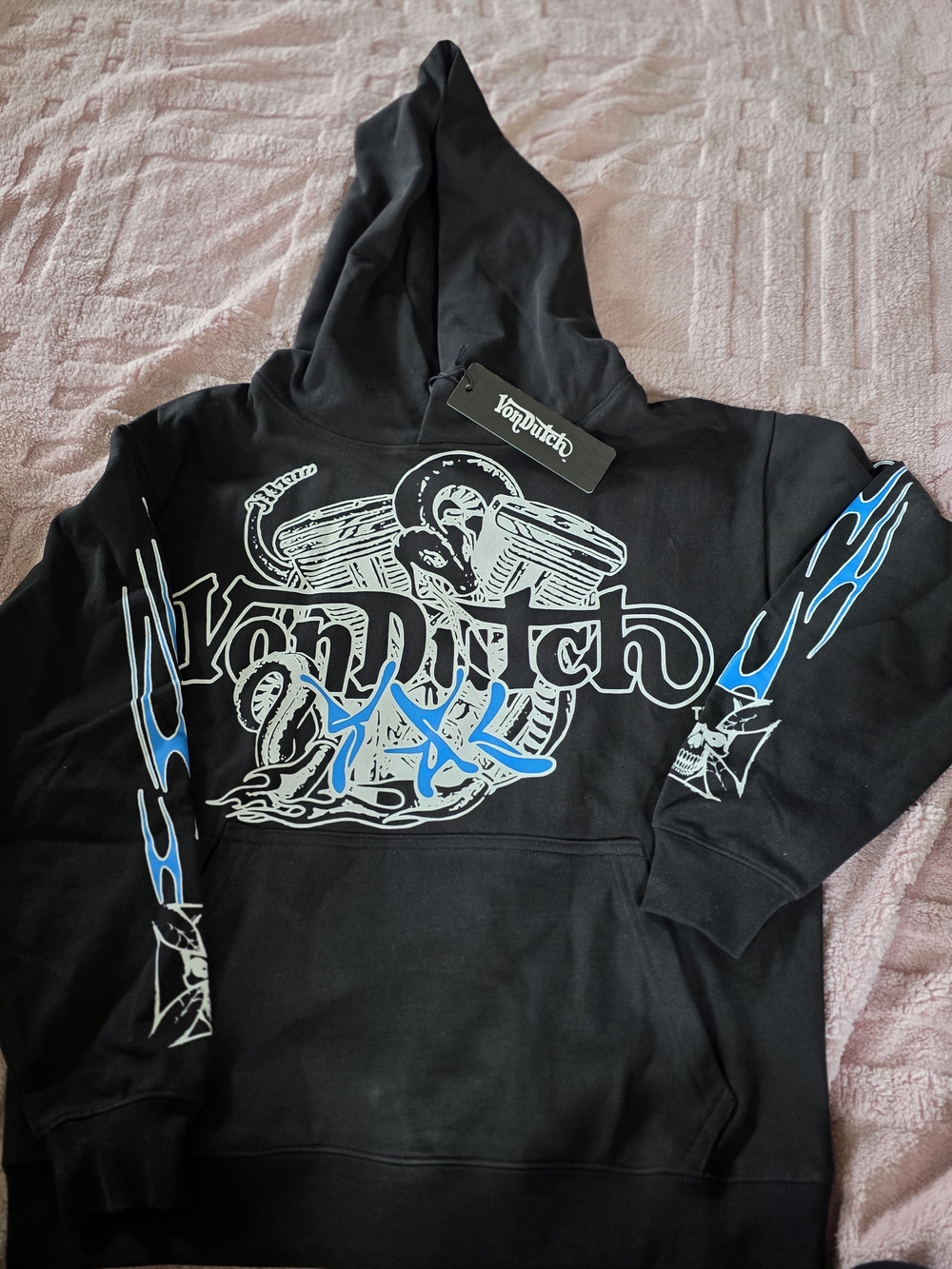 black Von Dutch x Young Thug YSL Hoodie